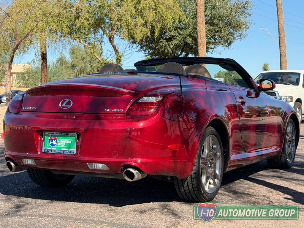 Used 2007 Lexus SC 430 Convertible w/ Preferred Accessory Pkg RWD image 5