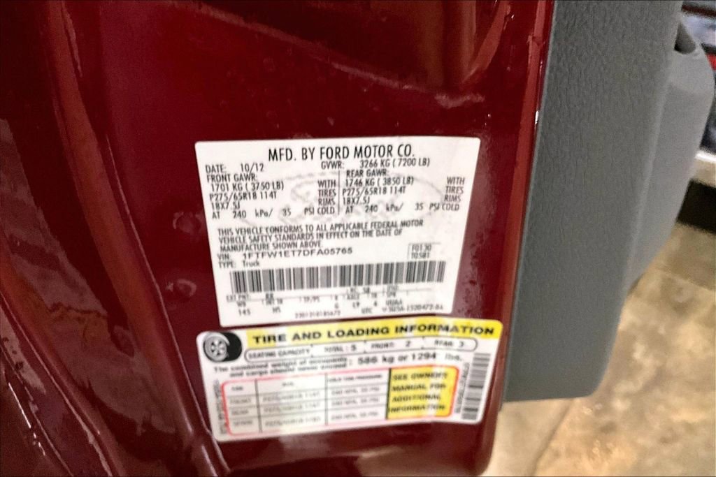 Used 2013 Ford F150 Lariat w/ Luxury Equipment Group image 34