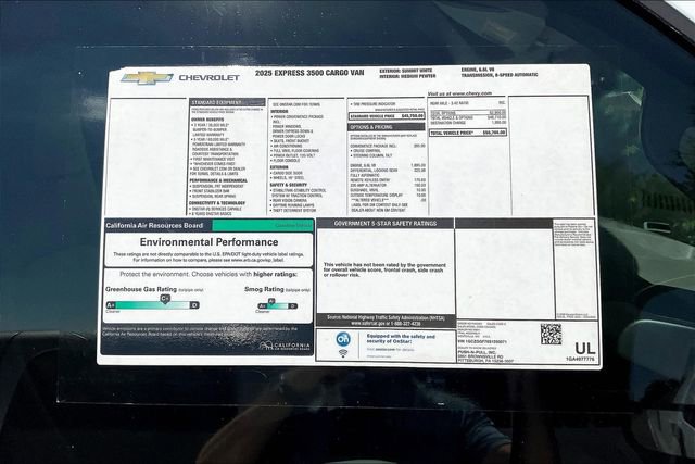 New 2025 Chevrolet Express 3500 w/ Driver Convenience Package image 13