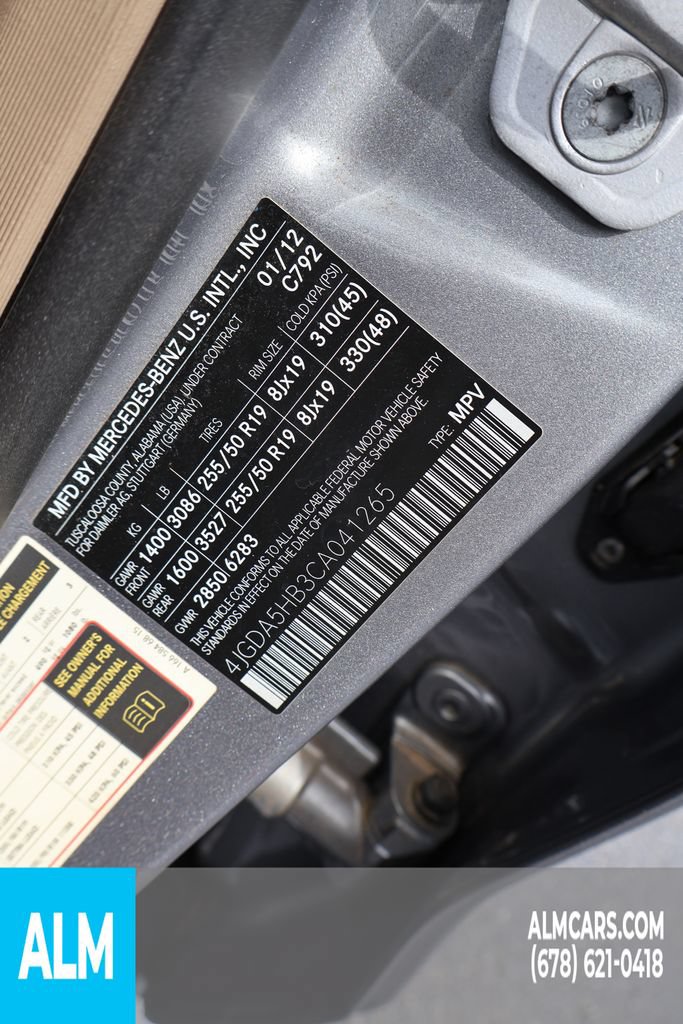 Used 2012 Mercedes-Benz ML 350 4MATIC image 40