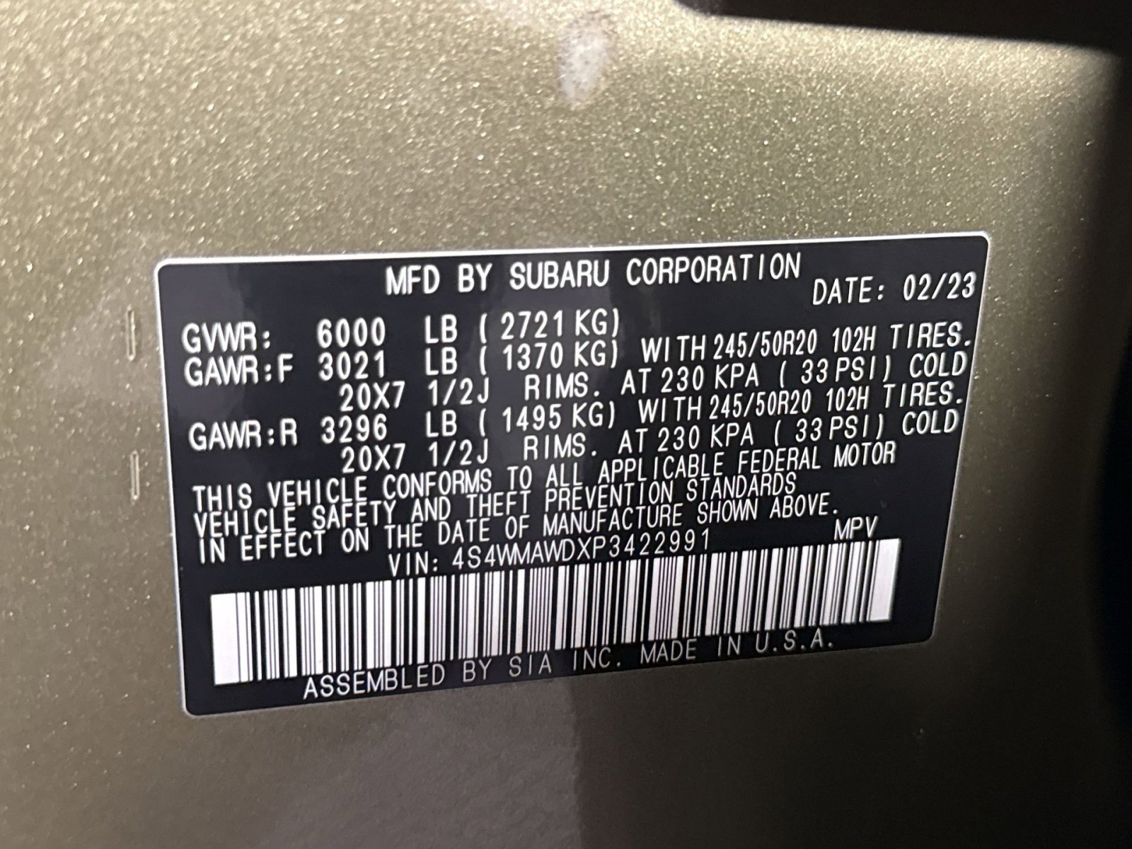 Used 2023 Subaru Ascent Touring AWD/4WD image 40