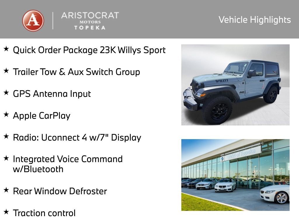 Used 2023 Jeep Wrangler Willys image 2