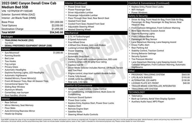 Used 2023 GMC Canyon Denali image 19