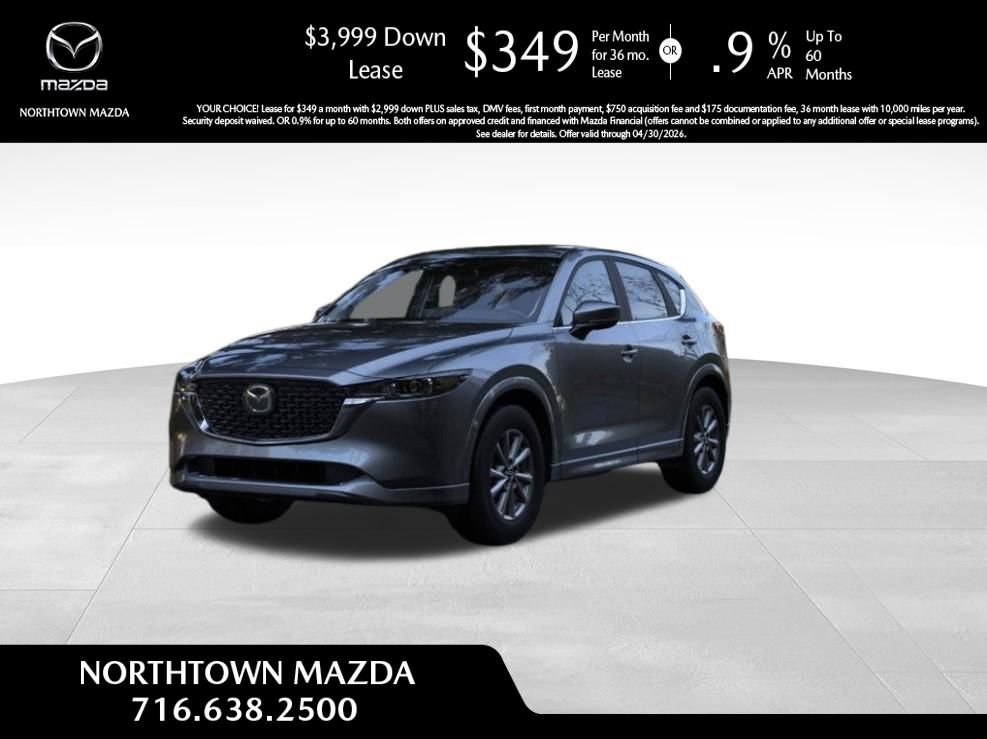 New 2025 MAZDA CX-5 AWD 2.5 S w/ Preferred Package