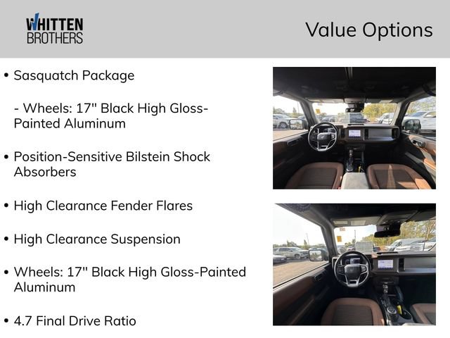 Used 2022 Ford Bronco Outer Banks w/ Sasquatch Package AWD/4WD image 8