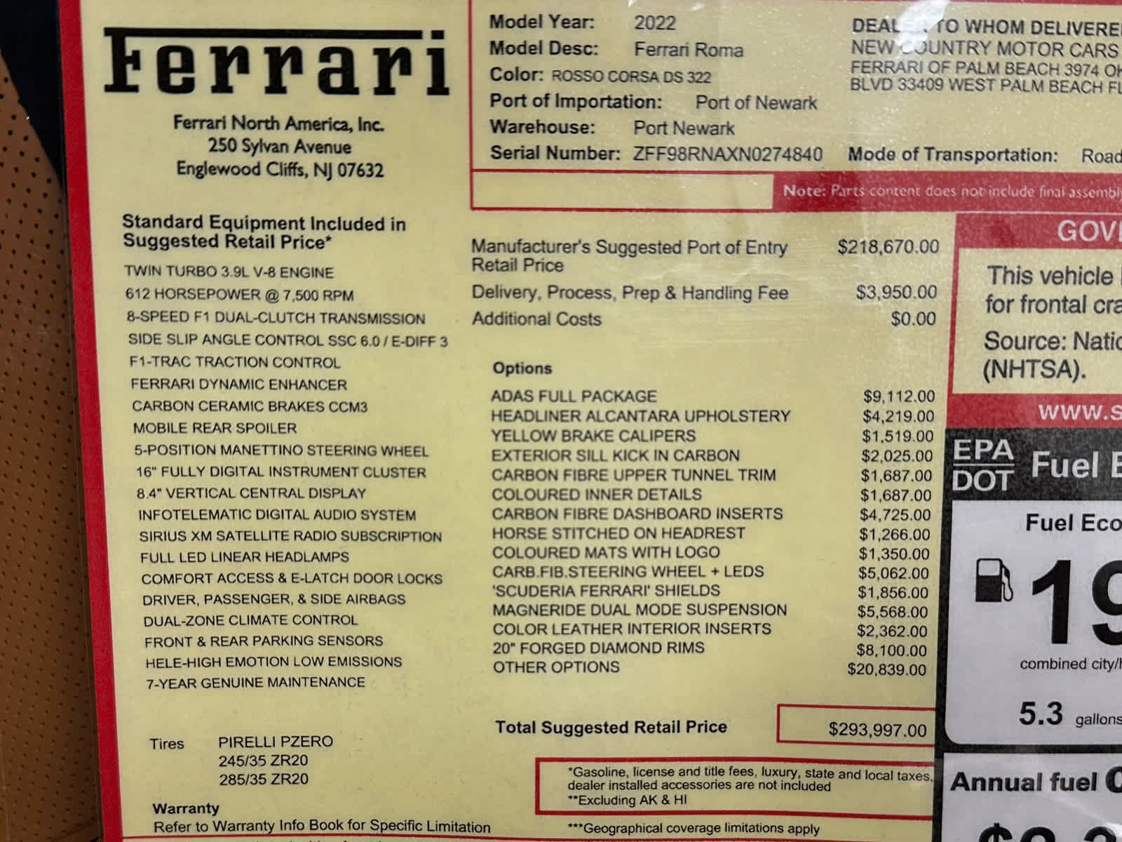 Used 2022 Ferrari Roma RWD image 32