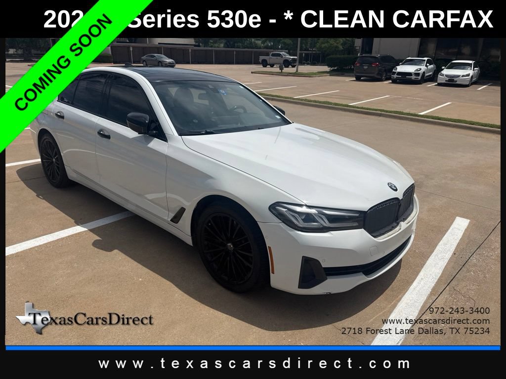 Used 2021 BMW 530e w/ Parking Assistance Package