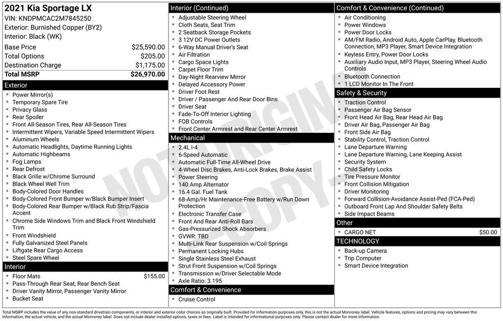 Used 2021 Kia Sportage LX image 25