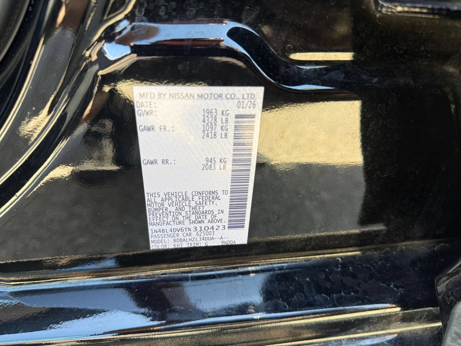 Used 2026 Nissan Altima 2.5 SV FWD image 26