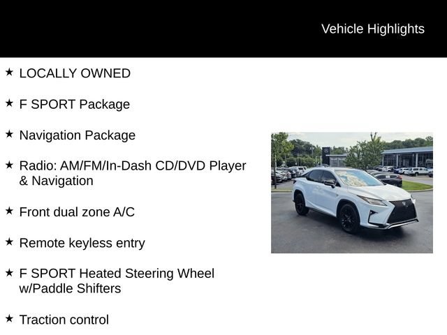Used 2019 Lexus RX 350 F Sport AWD/4WD image 5