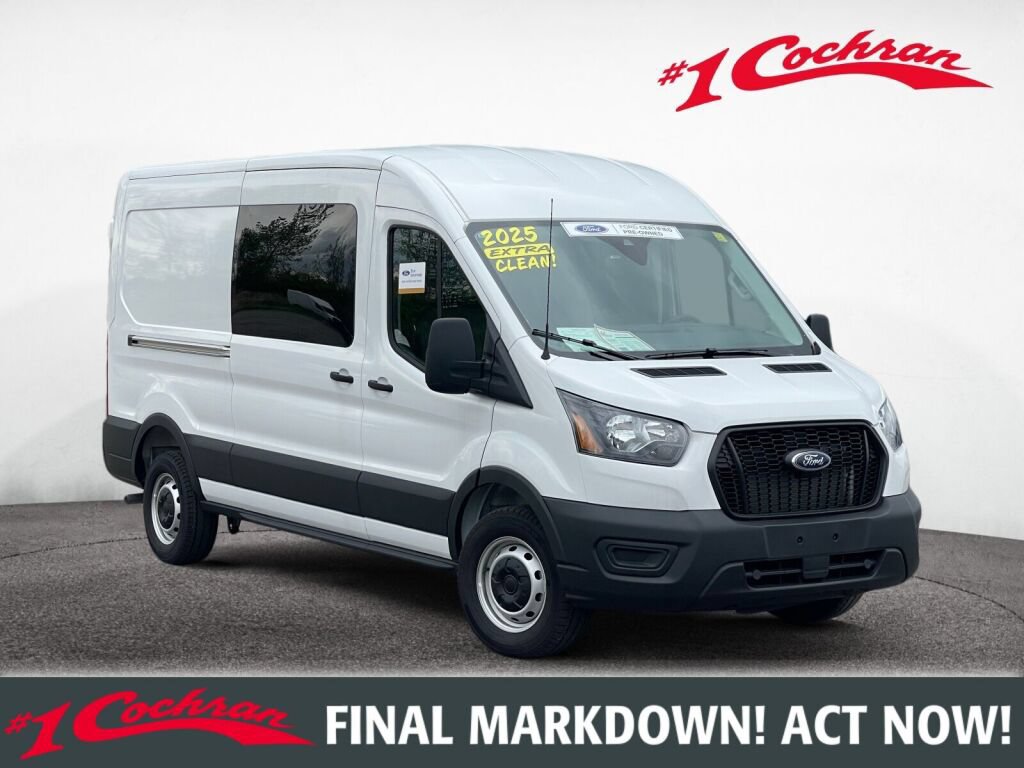 Certified 2025 Ford Transit 150 148 Medium Roof w/ Interior Upgrade Package