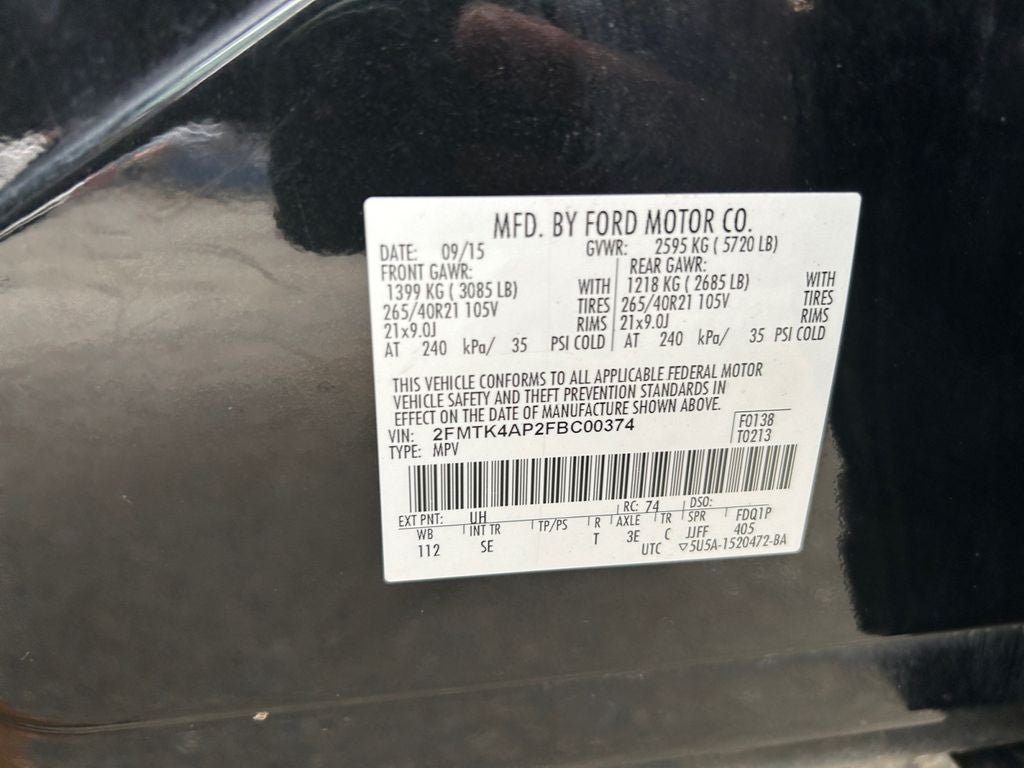 Used 2015 Ford Edge Sport w/ Equipment Group 401A AWD/4WD image 37