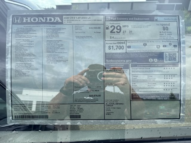 New 2026 Honda CR-V LX image 30