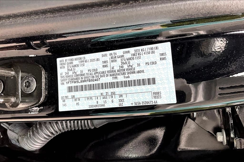 Certified 2024 Ford F150 Lariat w/ Equipment Group 502A High AWD/4WD image 22
