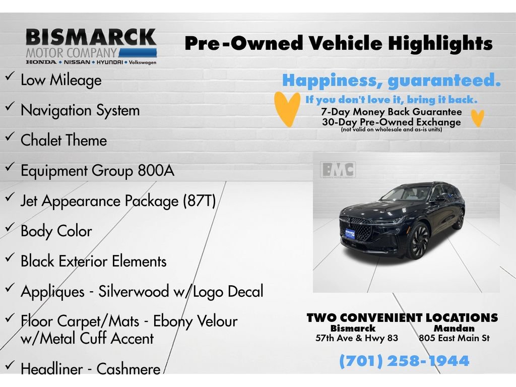 Used 2024 Lincoln Nautilus Black Label w/ Jet Appearance Package (87T) AWD/4WD image 5