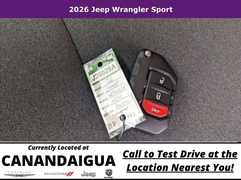 New 2026 Jeep Wrangler Unlimited Sport AWD/4WD image 27