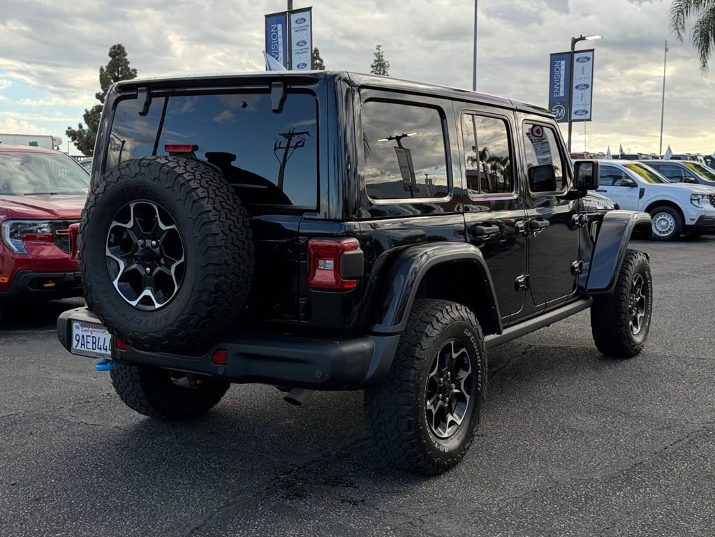 Used 2021 Jeep Wrangler Unlimited Rubicon 4xe w/ Steel Bumper Group AWD/4WD image 9