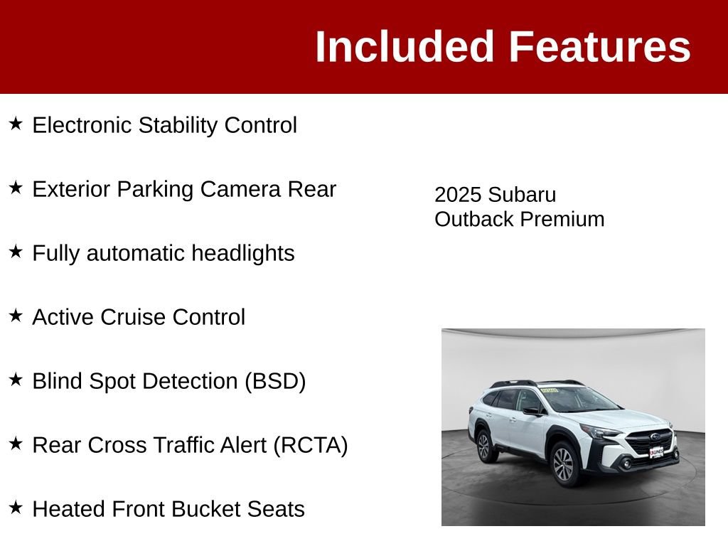 Used 2025 Subaru Outback Premium AWD/4WD image 4