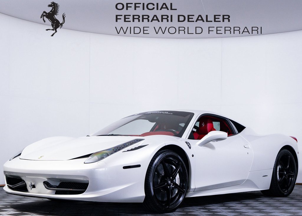 Certified 2012 Ferrari 458 Italia Coupe