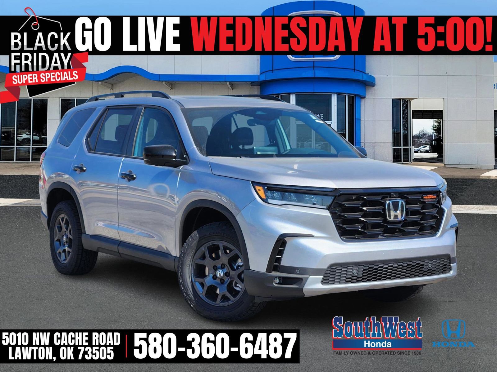 New 2025 Honda Pilot TrailSport