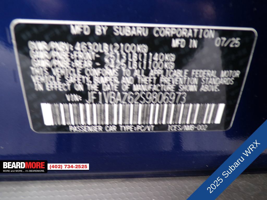 New 2025 Subaru WRX tS image 26