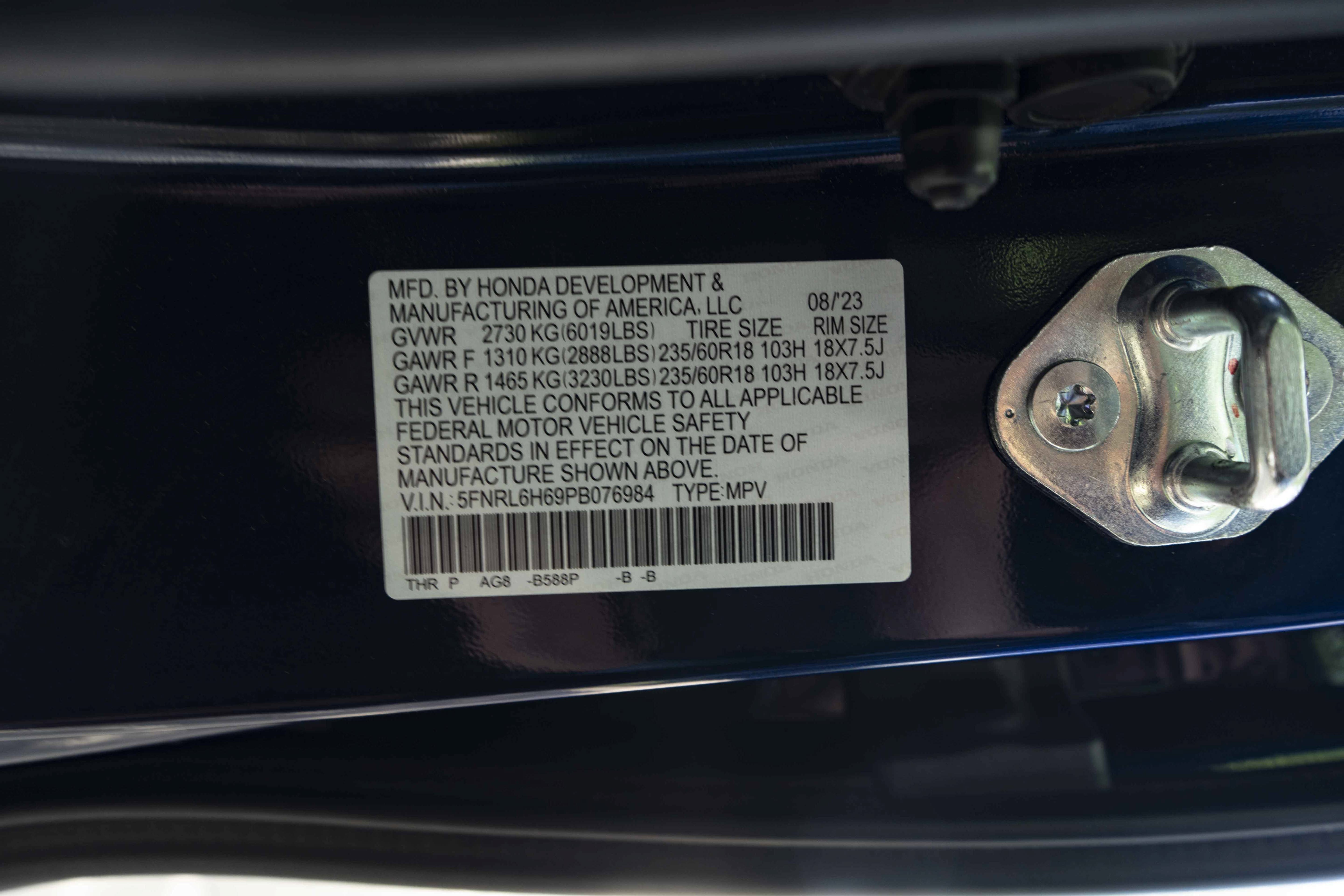 Used 2023 Honda Odyssey EX-L image 48