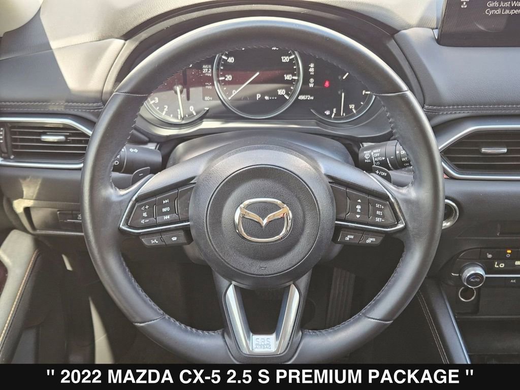 Used 2022 MAZDA CX-5 AWD 2.5 S w/ Premium Package image 24