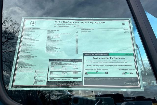 New 2025 Mercedes-Benz Sprinter 2500 image 17