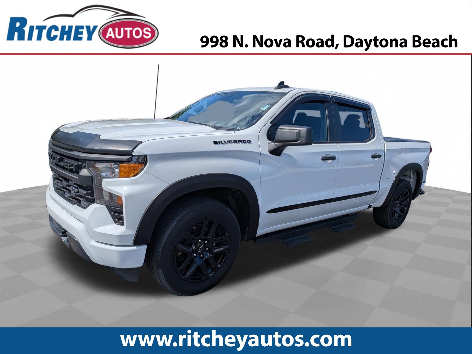 Certified 2023 Chevrolet Silverado 1500 Custom w/ LPO, Dark Essentials Package