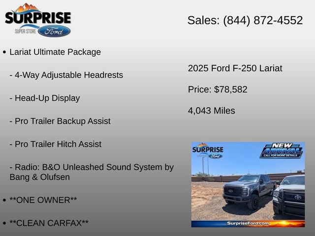 Used 2025 Ford F250 Lariat w/ Lariat Ultimate Package AWD/4WD image 20