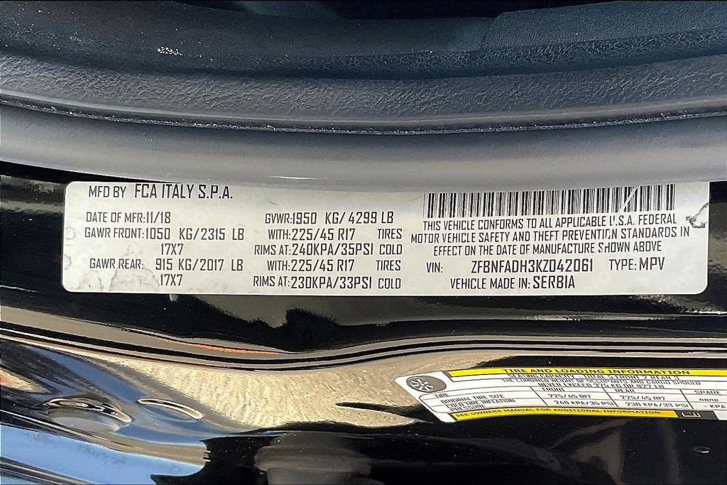 Used 2019 FIAT 500L Trekking FWD image 19