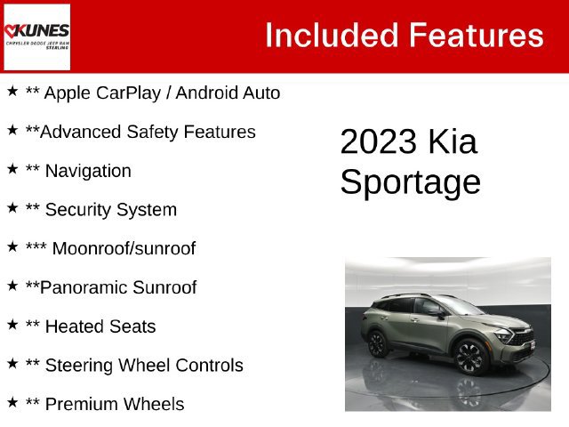 Used 2023 Kia Sportage X-Line w/ X-Line Premium Package AWD/4WD image 4