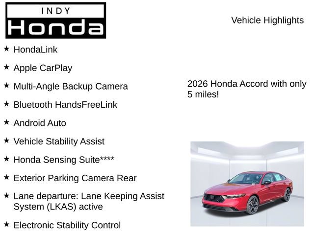 New 2026 Honda Accord SE image 7