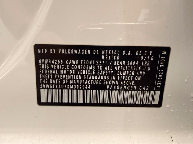Used 2019 Volkswagen GTI Rabbit Edition FWD image 7