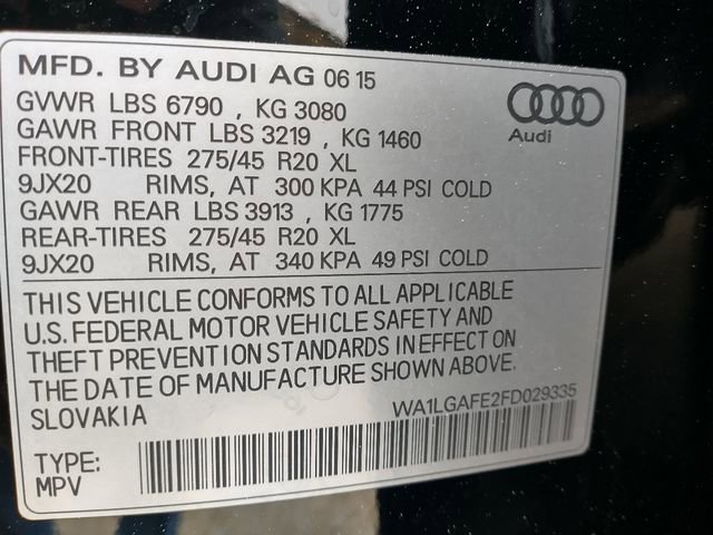 Used 2015 Audi Q7 3.0T Premium Plus w/ Premium Plus Package image 19