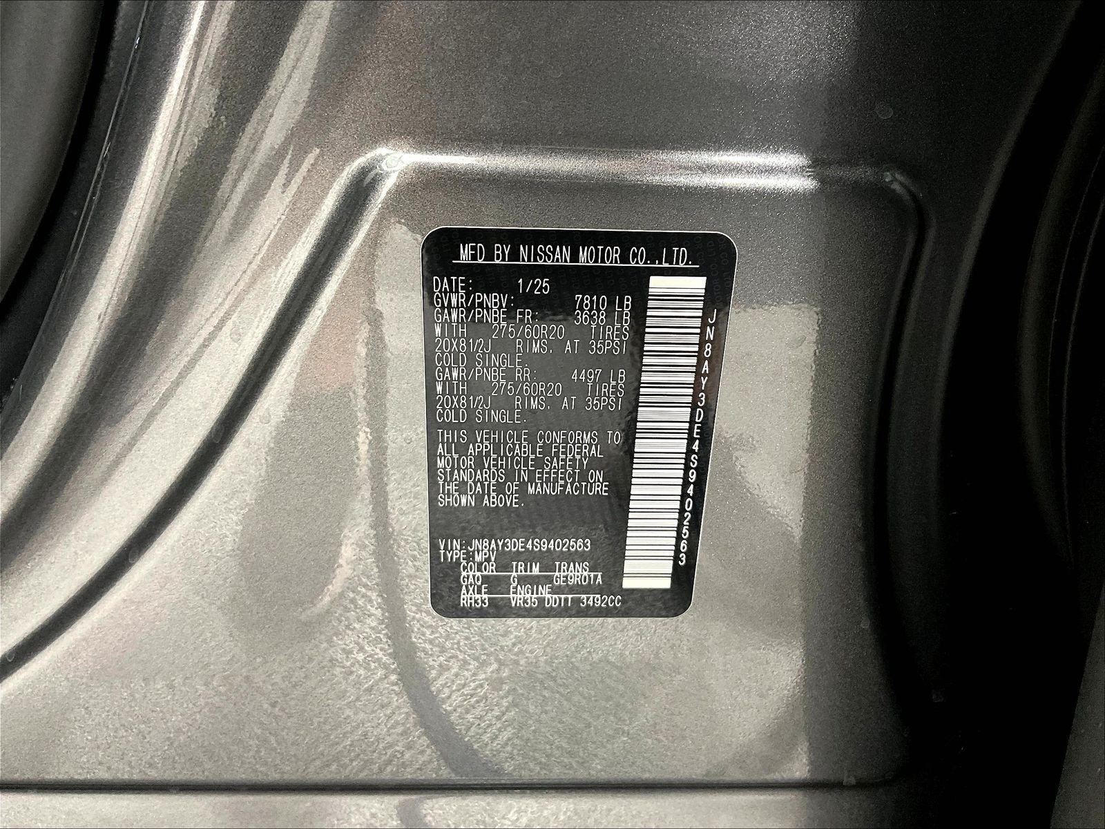 Certified 2025 Nissan Armada PRO-4X AWD/4WD image 19