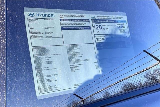 New 2026 Hyundai Palisade Calligraphy AWD/4WD image 50