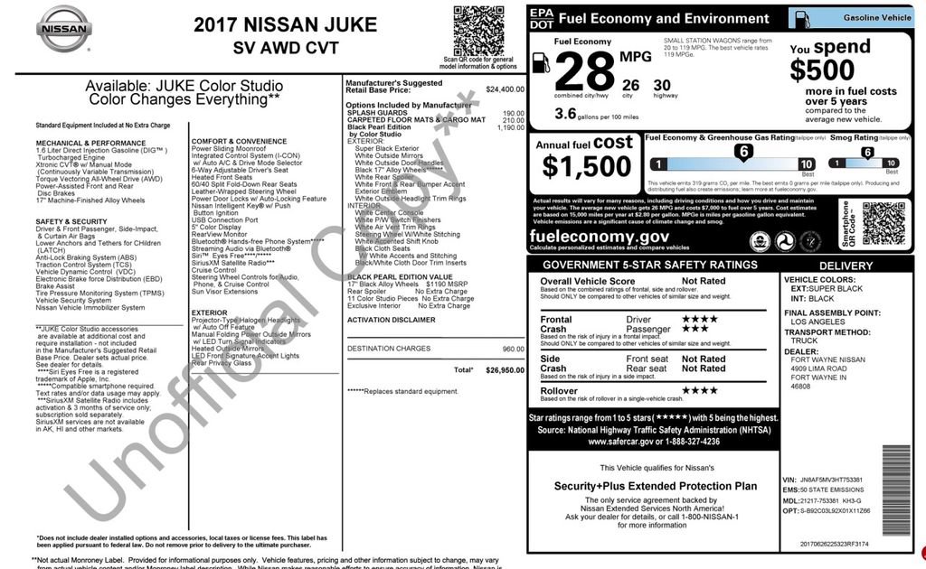 Used 2017 Nissan Juke SV AWD/4WD image 25