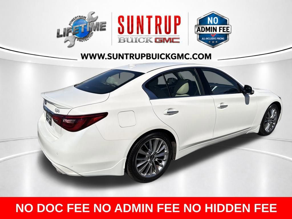 Used 2023 INFINITI Q50 Luxe w/ Cargo Package RWD image 7
