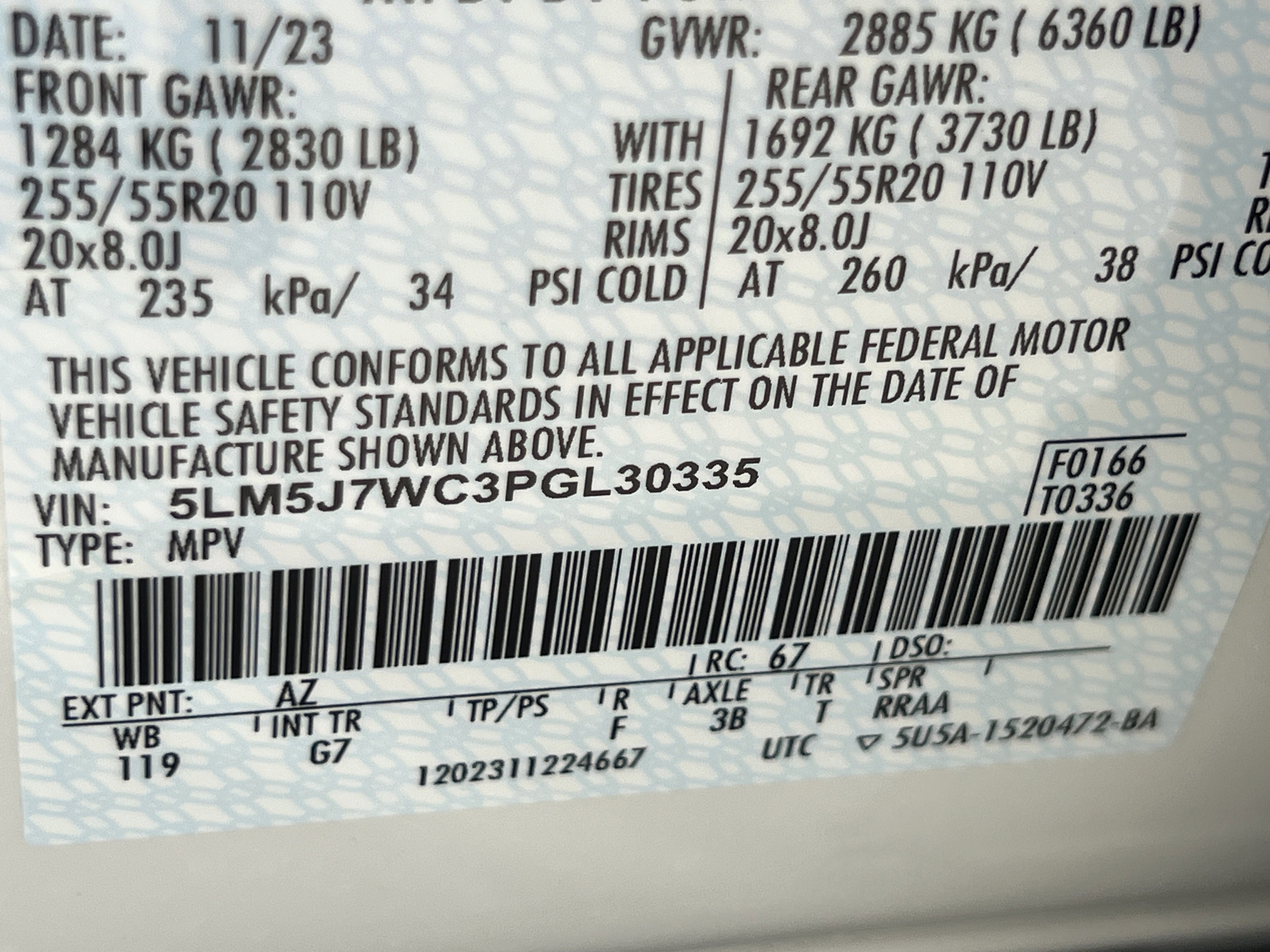Used 2023 Lincoln Aviator Reserve w/ Equipment Group 201A image 32