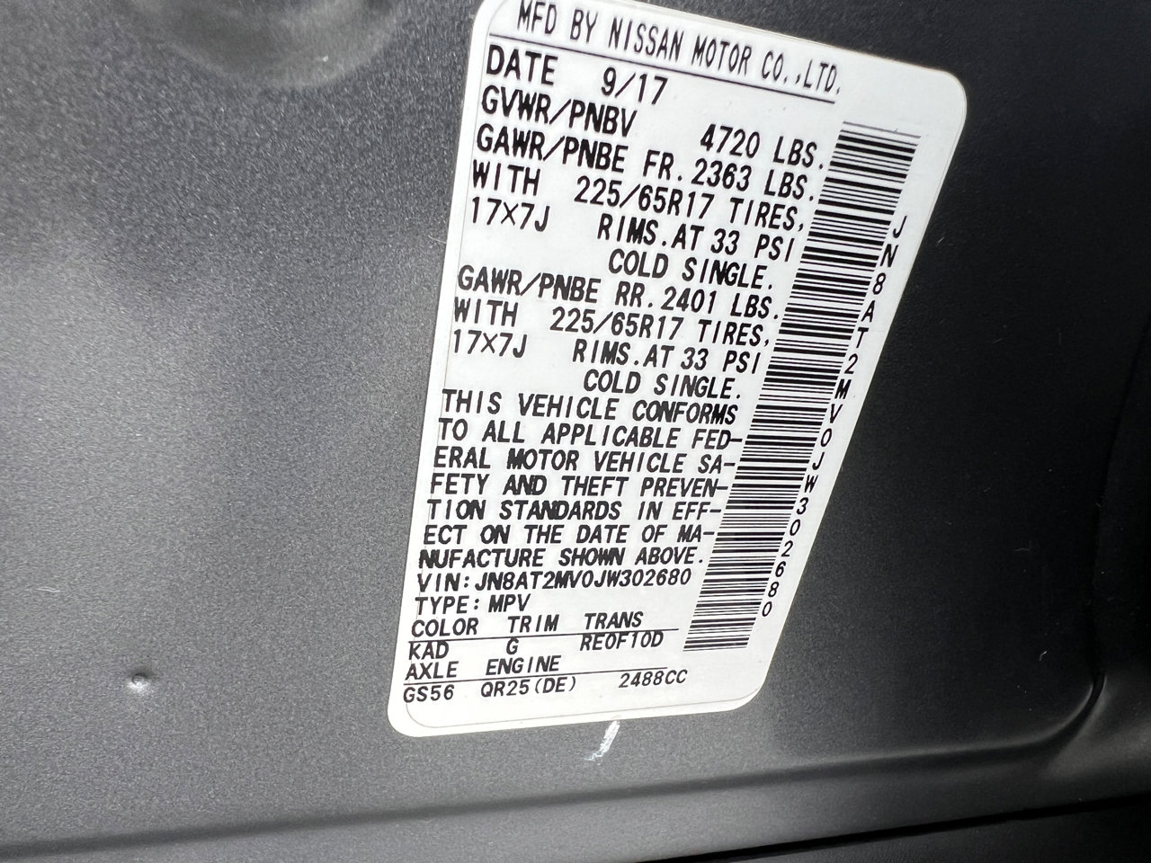 Used 2018 Nissan Rogue S image 25