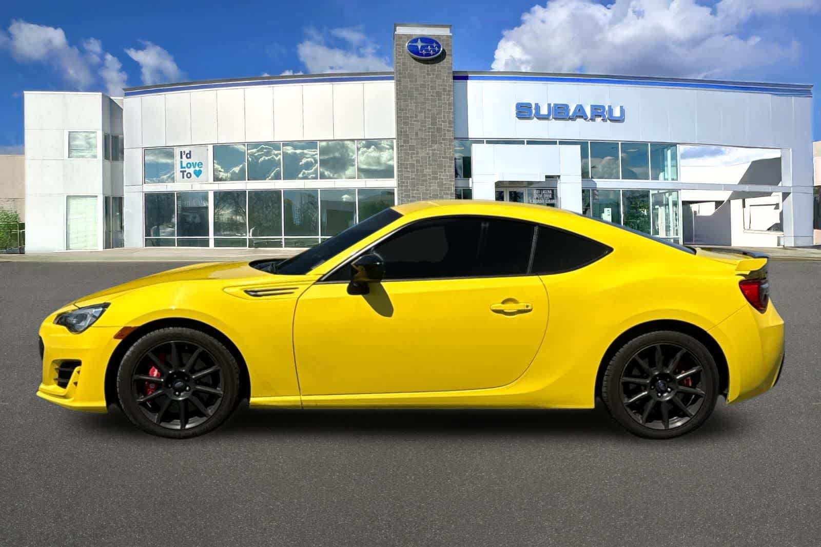 Used 2017 Subaru BRZ Series.Yellow RWD image 9