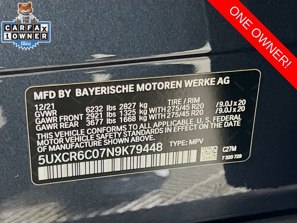 Used 2022 BMW X5 xDrive40i w/ Parking Assistance Package AWD/4WD image 33