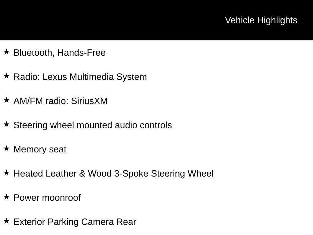 Used 2022 Lexus ES 250 w/ Premium Package AWD/4WD image 5