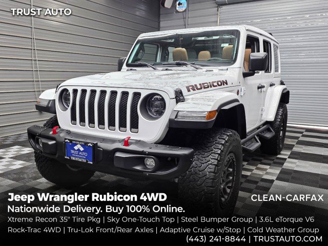 Used 2023 Jeep Wrangler Unlimited Rubicon w/ Xtreme 35 Tire Package AWD/4WD image 1