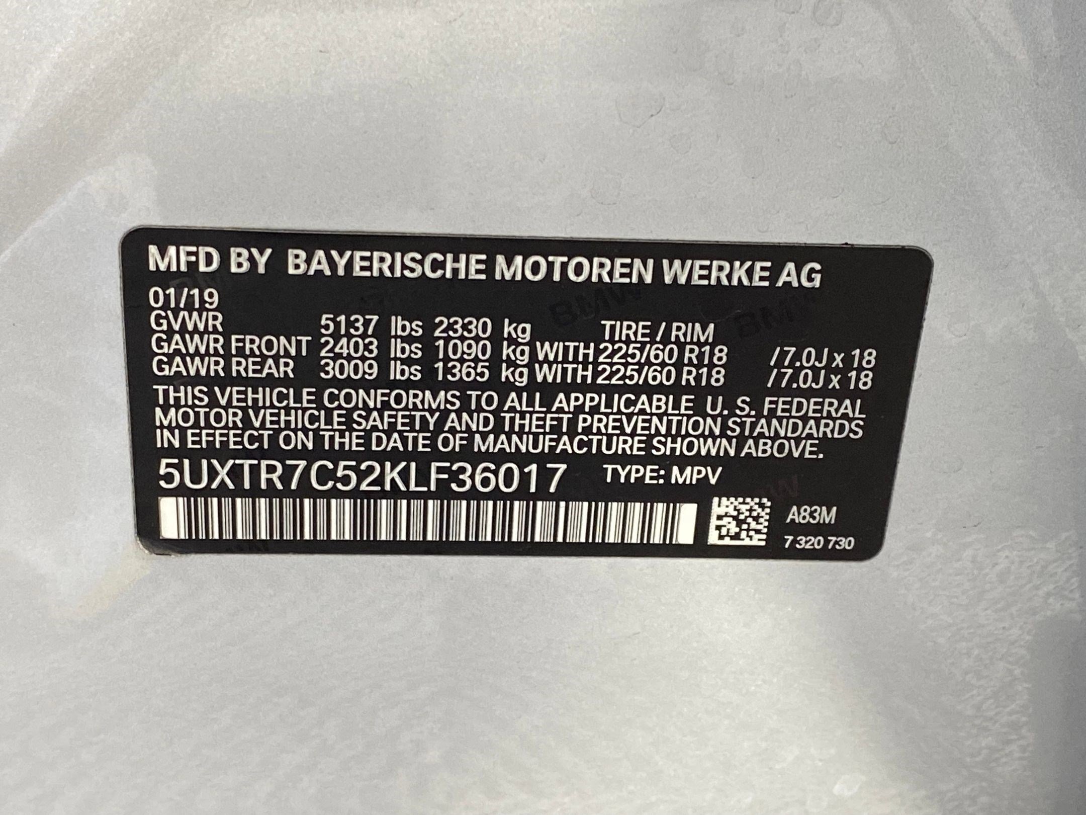 Used 2019 BMW X3 sDrive30i w/ Convenience Package image 20