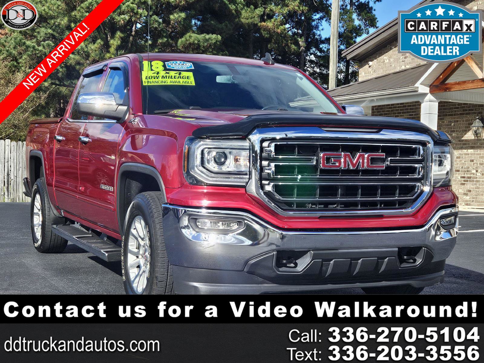 Used 2018 GMC Sierra 1500 SLE w/ SLE Value Package