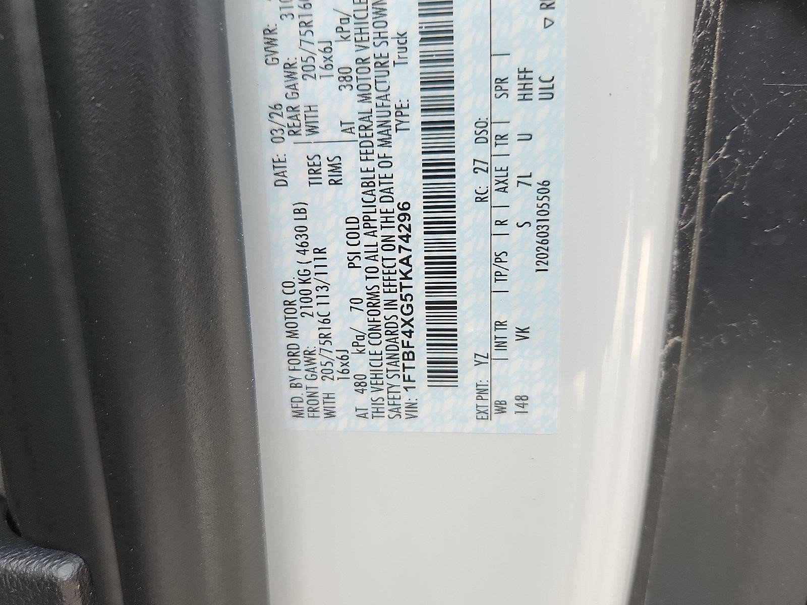 New 2026 Ford Transit 350 148 High Roof Extended DRW RWD image 17