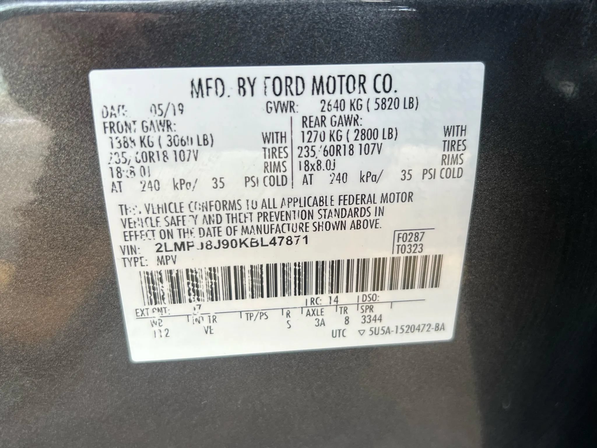 Used 2019 Lincoln Nautilus Premier AWD/4WD image 33