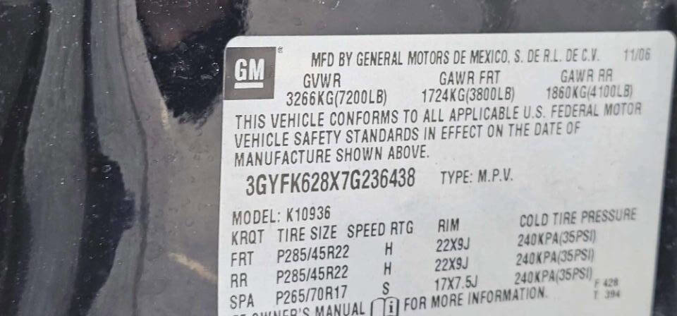 Used 2007 Cadillac Escalade EXT w/ Information Package image 12